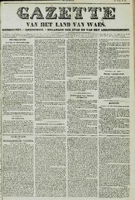 Gazette van het Land van Waes 06/06/1858