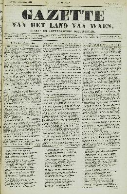 Gazette van het Land van Waes 04/09/1853