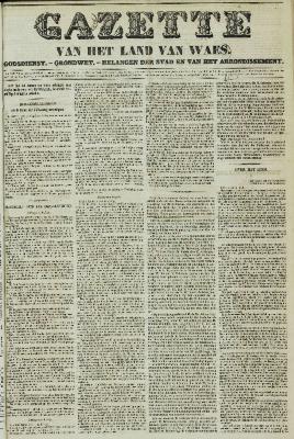 Gazette van het Land van Waes 18/07/1858