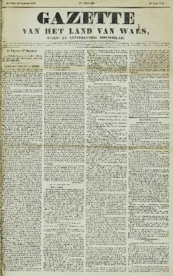 Gazette van het Land van Waes 28/09/1856