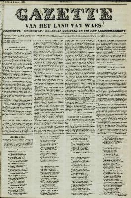 Gazette van het Land van Waes 01/08/1858