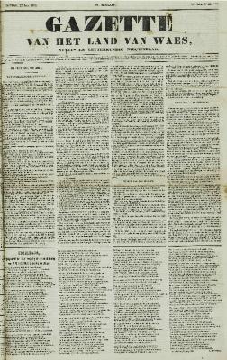 Gazette van het Land van Waes 27/07/1856