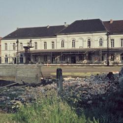 Spoorlijn 59 Station Sint- Niklaas spoorzijde 1968