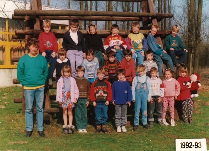Klasfoto, 2de leerjaar, 1992 - 1993
