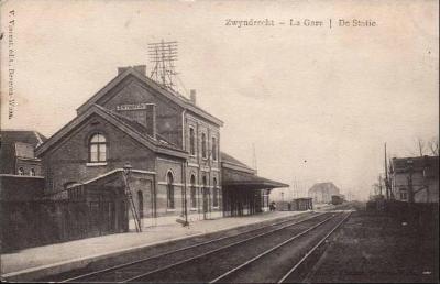 Prentkaart Spoorlijn 59 station Zwijndrecht