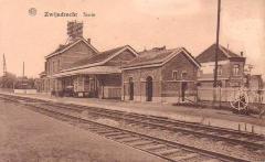 Prentkaart Spoorlijn 59 station Zwijndrecht