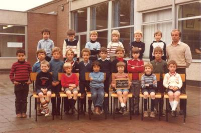 Klasfoto Gemeenteschool Waasmunster 1979-80