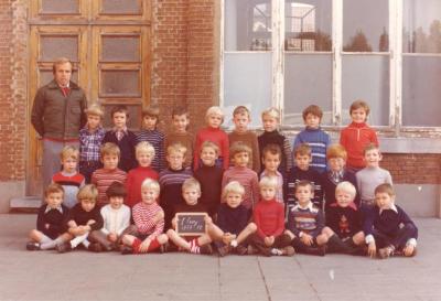 Klasfoto Gemeenteschool Waasmunster 1977-78 