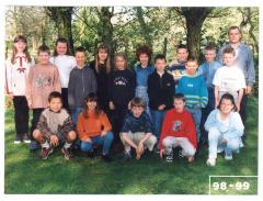 Klasfoto Stedelijke Basisschool Spoele 1998-1999