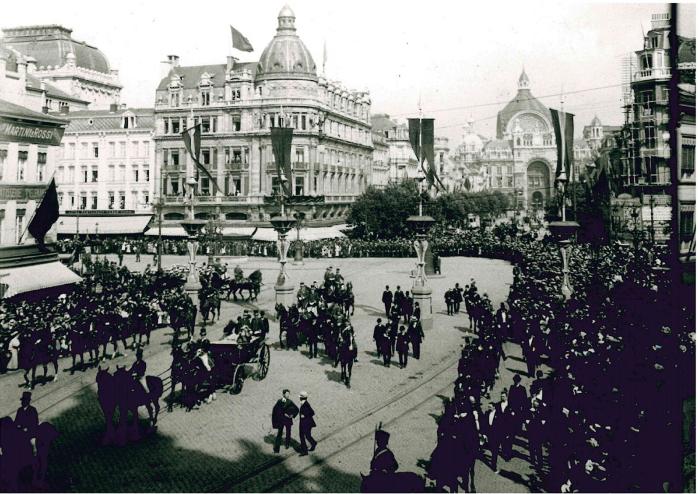 Bezoek leopold II aan Antwerpen