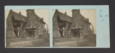 Stereobeeld Gustaaf Drossens , Reninghe: kasteel van Vilain XIV
